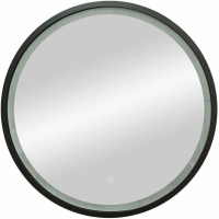 Зеркало с подсветкой Art&Max Livorno AM-Liv-600-DS-F-Nero сенсорным выключателем