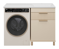 Тумба с раковиной под стиральную машину Brevita Enfida УТ000024650
