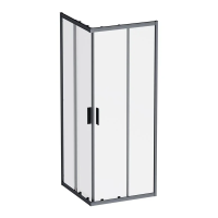 Душевой уголок (80х80) Am.Pm Gem W90G-403-8080-BT черный матовый