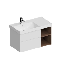 Тумба под раковину Kerama Marazzi Cubo 90 CUB.90.2Lh\WHTM.N