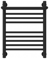 Полотенцесушитель Водяной Сунержа Богема с полкой + (50х40) Матовый Черный 31-0223-5040