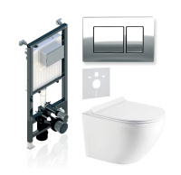 Комплект 3в1 Koller Pool Alcora ST 1200+KVADRO Chrome+ROUND