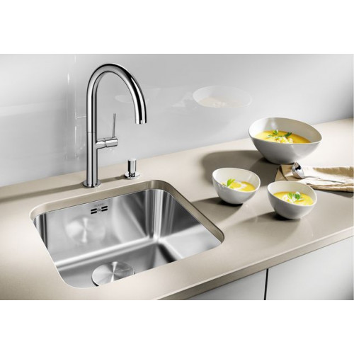 Кухонная мойка Blanco Supra 450-U (c корзинчатым вентилем) 518203