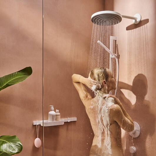 Верхний душ Hansgrohe Pulsify 260 1jet EcoSmart 24141700, белый матовый