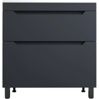 Тумба напольная без раковины 80 см Style Line Остин ЛС-00002396 графит матовый