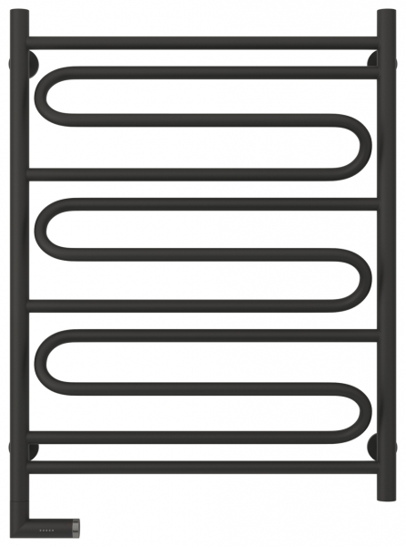 Полотенцесушитель Электрический Cунержа Элегия 2.0 Левый (800x600) Темный Титан Муар 15-5218-8060