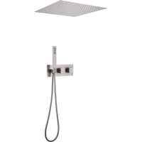 Душевой комплект ABBER Daheim AF8255SP скрытого монтажа без излива, термостат, сатин