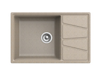 Кухонная мойка GranFest Vertex 780L, V-780L песочный