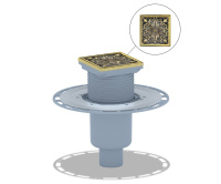 Душевой трап Bronze de Luxe 21975-5902