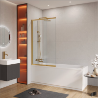 Душевая шторка на ванну CEZARES SLIDER-FIX-VF-11-90/150-C-BORO