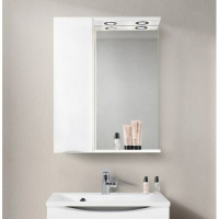 Зеркало-шкаф BelBagno MARINO-SPC-600/750-1A-BL-P-L Bianco Lucido