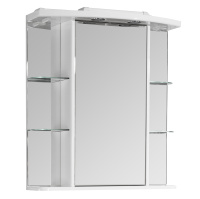 Зеркальный шкаф Aquaton Эмили 80 белый 1A002702EM010