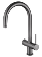 Смеситель для кухни c подключением фильтра WONZON & WOGHAND, темный графит WW-3211-BGG Смеситель для кухни c подключением фильтра WONZON & WOGHAND, темный графит WW-3211-BGG