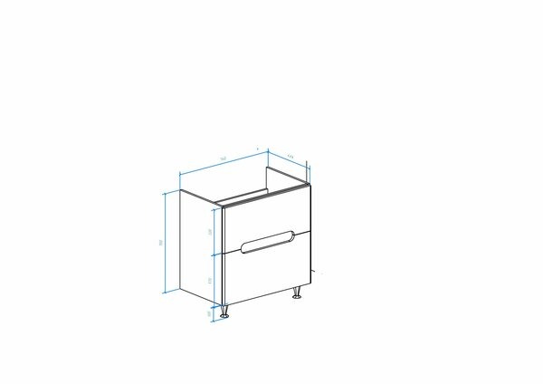 Тумба под раковину Bellezza Андрэа 80 4639013110077