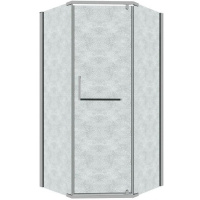 Душевой уголок (100х100) Grossman Pragma 302.K33.03.1010.10.02