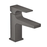 Смеситель для раковины с донным клапаном Push-Open Hansgrohe Metropol 32500340 шлифованный черный хром
