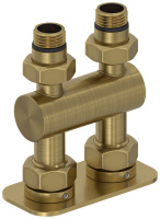 Модуль Сунержа прямой EU50 (2 х НР G 1/2" / 2 х НГ G 3/4") 051-1537-1234