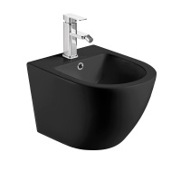 Биде подвесное AQUAme AQM2102MB черное матовое