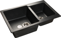 Кухонная мойка GranFest Practik 780K, P-780K черный