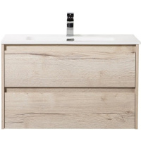 База под раковину подвесная BelBagno KRAFT-700-2C-SO-RGB Rovere Galifax Bianco