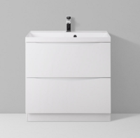 База под раковину напольная BelBagno MARINO-600-2C-SO-PIA-P Bianco Lucido