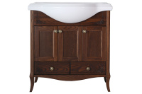Тумба под раковину ASB-Woodline   Салерно 80  9696 (коричневый)