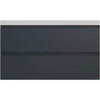Тумба подвесная без раковины 100 см Style Line Манхэттен ЛС-00002357 графит матовый
