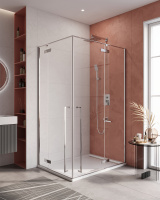 Душевой уголок (120х90) CEZARES LINER LINER-AH-2-120/90-C-Cr-R