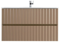 База под раковину Art&Max Еlegant AM-ELEGANT-1000-2C-SO-CM-LED Капучино матовый