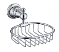 Мыльница (металл) KAISER хром (латунь) (KH-2204)