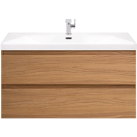 Тумба под раковину Cezares MOLVENO-90-2C-SO-NC Noce Chiaro