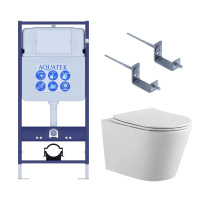 Комплект унитаза с инсталляцией Set AQUATEK ВЕГА-KKI2