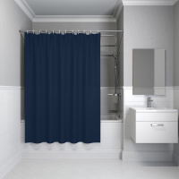 Шторка для ванной 200x240 синий IDDIS BL04P24i11