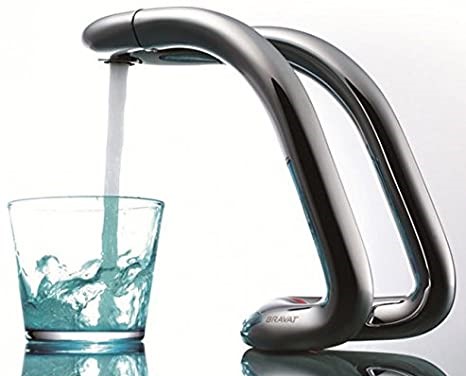 Электронный смеситель для кухни с функцией Touch Control Bravat NIZZA D649C