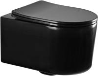 Подвесной безободковый унитаз Aquatek Мия  AQ2004-MB микролифт