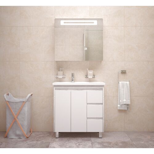 Зеркальный шкаф (80х70) Corozo Остин 80 SD-00000526