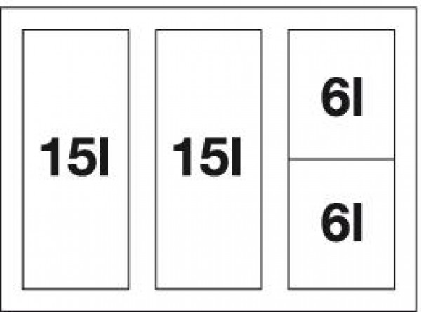 Система сортировки мусора Blanco Select 60/4 Orga 520783