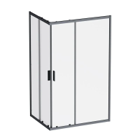 Душевой уголок (120х90) Am.Pm Gem W90G-403-120290-BT черный матовый