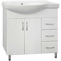 Тумба под раковину напольная Style Line Эко Стандарт 80 ЛС-00000109 белый