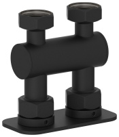 Модуль 2х3/4" прямой EU50 Темный Титан Муар 15-1539-3434