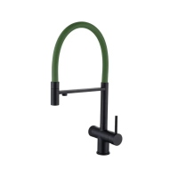 Смеситель для кухни EMAR ЕС - 7024GRN Black