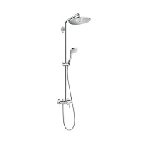 Душевая система с однорычажным смесителем Hansgrohe Croma Select S Showerpipe 280 1jet 26791000 хром