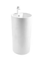 Раковина напольная (46х44) SantiLine SL-4003MW