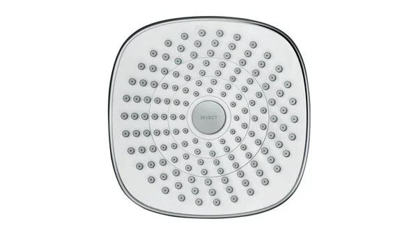 Верхний душ Hansgrohe Croma Select E 180 2jet EcoSmart 26528400 белый/хром