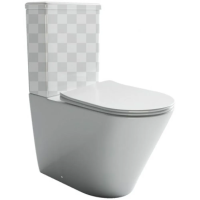 Чаша с сиденьем Ceramica Nova Highlight Rimless CN1802-B без бачка