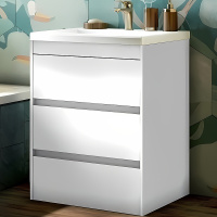 База под раковину Art&max FAMILY-580-3C-PIA-BL Bianco Lucido