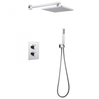Душевой комплект ABBER Weiss Insel AF8051 скрытого монтажа без излива, термостат, хром Душевой комплект ABBER Weiss Insel AF8051 скрытого монтажа без излива, термостат, хром