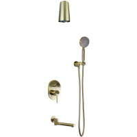 Душевая система с изливом Bronze de Luxe Scandi 14582-501BR Душевая система с изливом Bronze de Luxe Scandi 14582-501BR