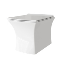 Унитаз подвесной безободковый Grossman  GR-4461S с сиденьем микролифт