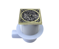 Душевой трап с дизайн-решеткой Дракон 21986-56